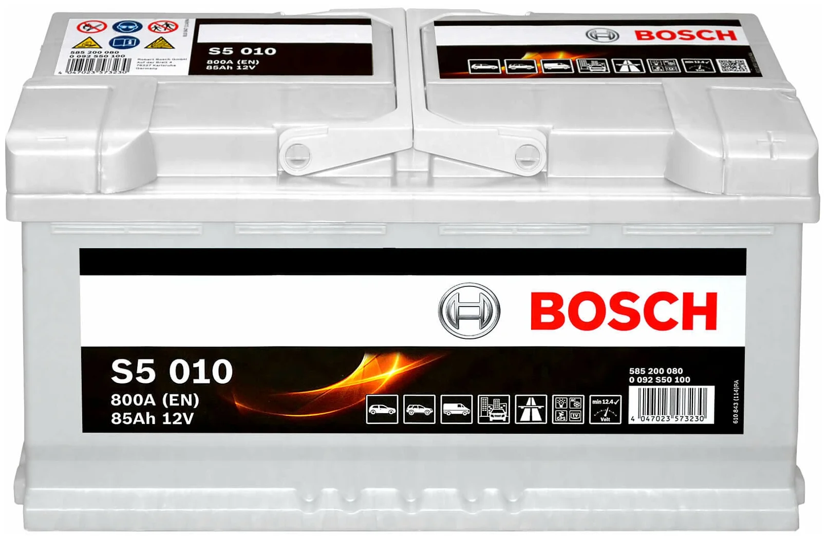 Аккумулятор автомобильный 85. Bosch 0 092 s50 100. Bosch АКБ s5 010. АКБ 85 Ah 800 a s5 Bosch низкий. Аккумулятор Bosch 12v.