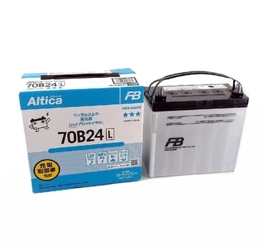 Аккумулятор автомобильный Furukawa Battery Altica High-Grade 50 А/ч 520 А обр. пол. 70B24L Азия авто (236х126х227) B31 B32