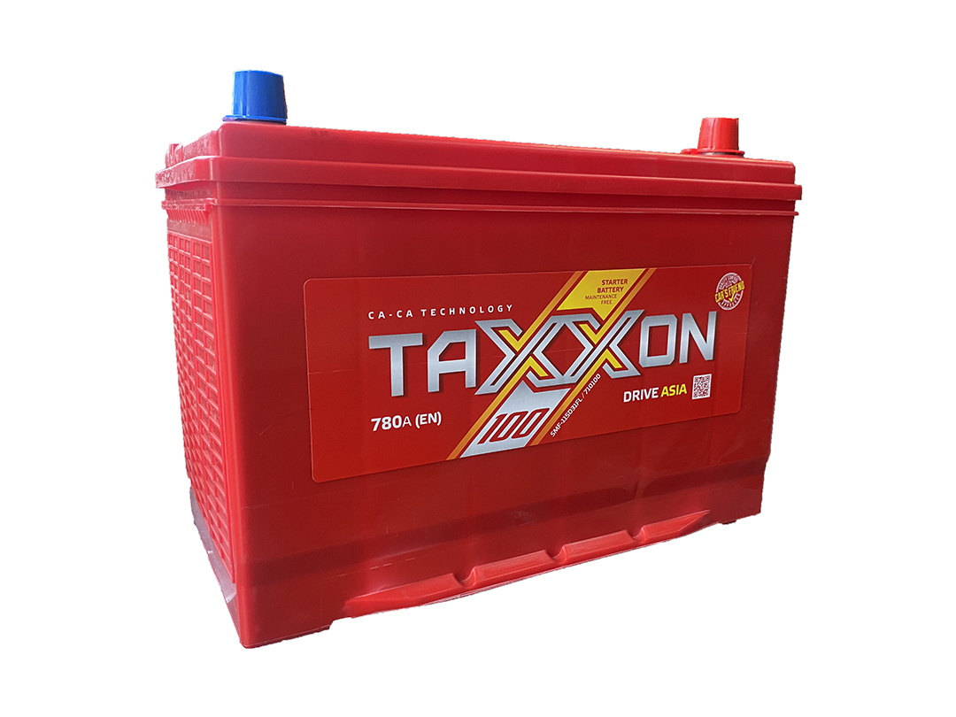 Аккумулятор автомобильный Taxxon Drive Asia 100 А/ч 780 А прям. пол. 115D31FR Азия авто (306x173x225) 711100 с бортиком
