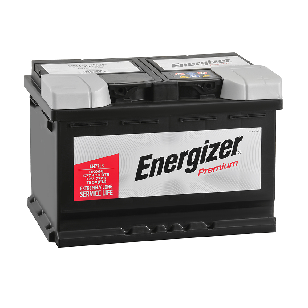 Аккумулятор автомобильный Energizer Premium 77 А/ч 780 А обр. пол. Евро авто (278x175x190) E44 577400 E11