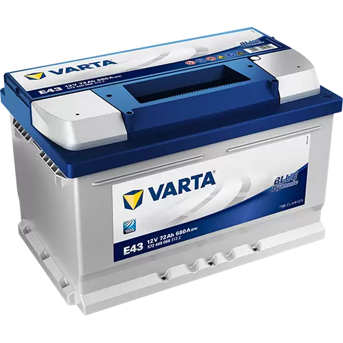 Varta Blue Dynamic 12В 72А/ч 680А обратная полярн. стандартные клеммы E43