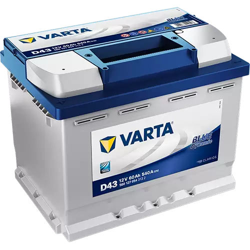 Varta Blue Dynamic 12В 60А/ч 540А прямая полярн. стандартные клеммы D43
