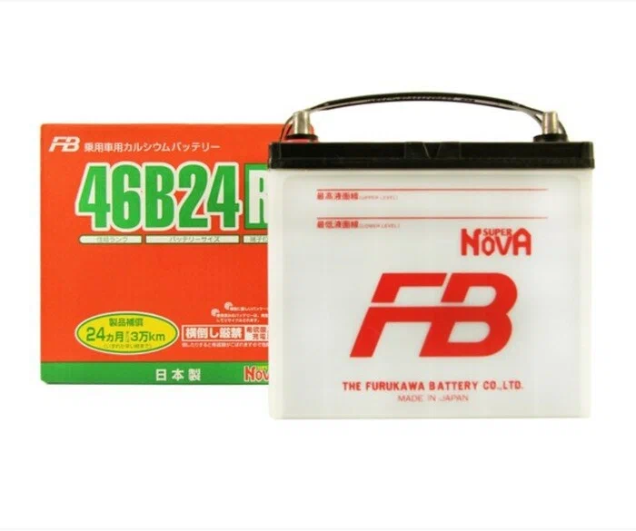 Аккумулятор автомобильный Furukawa Battery FB Super Nova 41 А/ч 350 А прям. пол. 46B24R Азия авто (238x129x227)