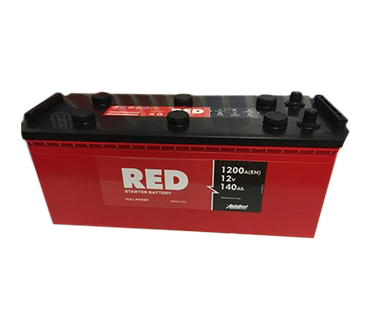 Аккумулятор автомобильный RED 140Ah 1100A обрат.