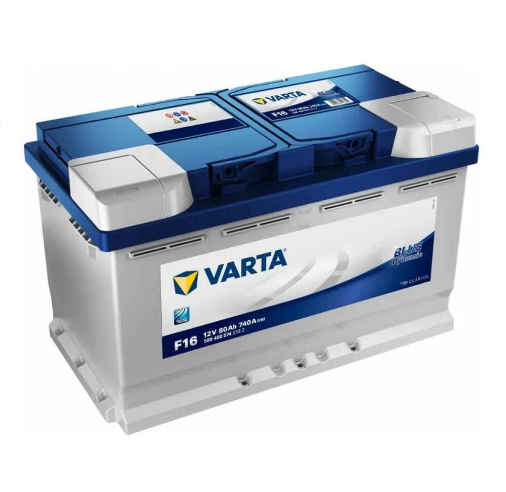 Varta Blue Dynamic 12В 80А/ч 740А обратная полярн. стандартные клеммы F17