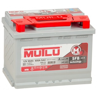 Автомобильный аккумулятор Mutlu SFB 3 56082 60 Ач 540A прям. пол. (242x175x190) L2.60.054.B