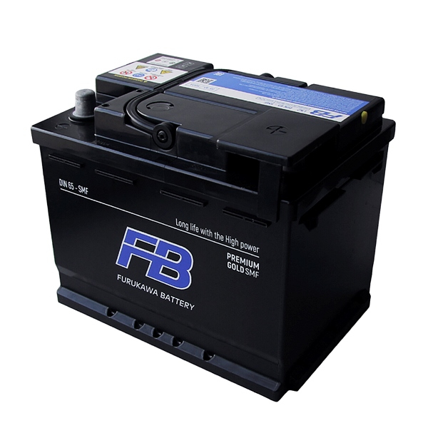 Аккумулятор автомобильный Furukawa Battery FB Gold SMF 65 А/ч 580 А прям. пол. Росс. авто (242х175х190) LN2R (DIN65R) D39 D43