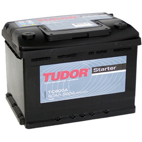 Автомобильный аккумулятор Tudor Starter TC600A 60 А/ч 500 А прям. пол.