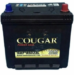 Аккумулятор автомобильный Cougar Power 60 А/ч 560 А прям. пол. Росс. авто (242x175x190)
