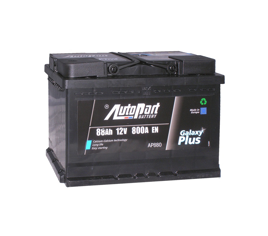 Аккумулятор автомобильный AutoPart 88Ah 850A обрат.
