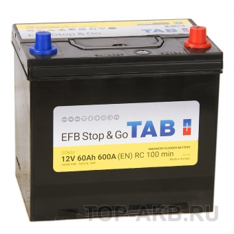 Автомобильный аккумулятор Tab EFB Stop-n-Go 60R (600A 232x173x225) 212860 56068