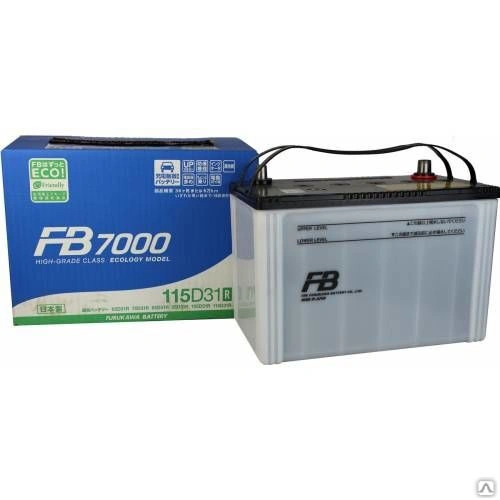 Аккумулятор автомобильный Furukawa Battery FB7000 90 А/ч 900 А прям. пол. 115D31R Азия авто (306x173x225) G8