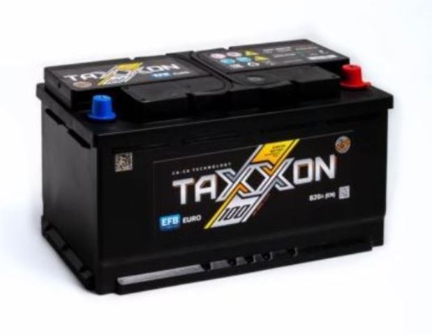 Аккумулятор автомобильный Taxxon EFB 100 А/ч 820 А обр. пол. Евро авто (353x175x190)