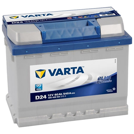 Varta Blue Dynamic 12В 60А/ч 540А обратная полярн. стандартные клеммы D24