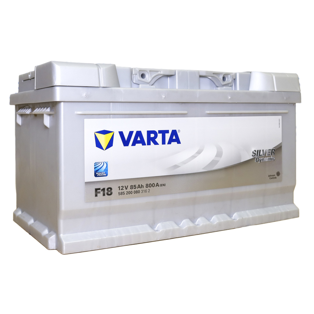 Varta Silver Dynamic 12В 85А/ч 800А обратная полярн. стандартные клеммы F18