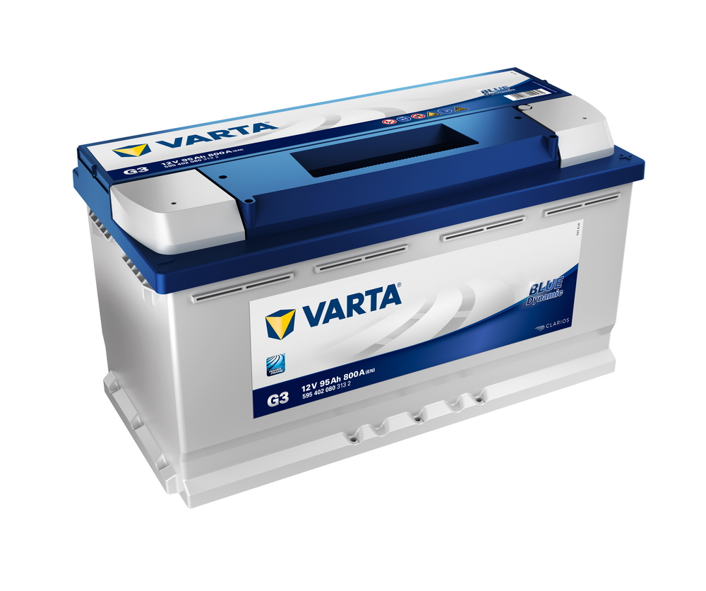Varta Blue Dynamic 12В 95А/ч 800А обратная полярн. стандартные клеммы G3