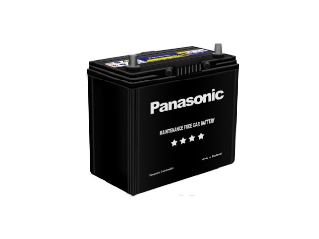 Аккумулятор автомобильный Panasonic 55B24RS-FH 45 А/ч 370 А прям. пол толстые клеммы Азия авто (238x129x227) B34 12.2016г.