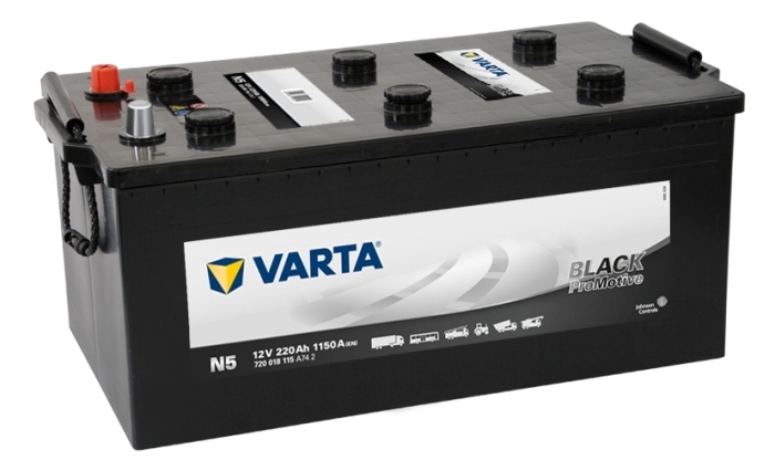 Varta PROmotive Black 12В 220А/ч 1150А обратная полярн. стандартные клеммы