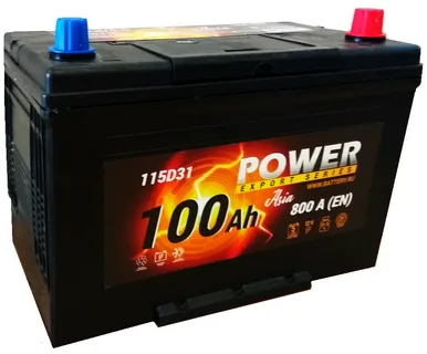 Аккумулятор автомобильный POWER Asia 100 А/ч 800 А прям. пол. 115D31R Азия авто (306x173x225) 595405 G8B