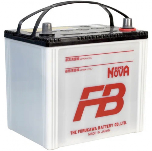 Аккумулятор автомобильный Furukawa Battery FB Super Nova 65 А/ч 620 А прям. пол. 75D23R Азия авто (229x167x223) D48